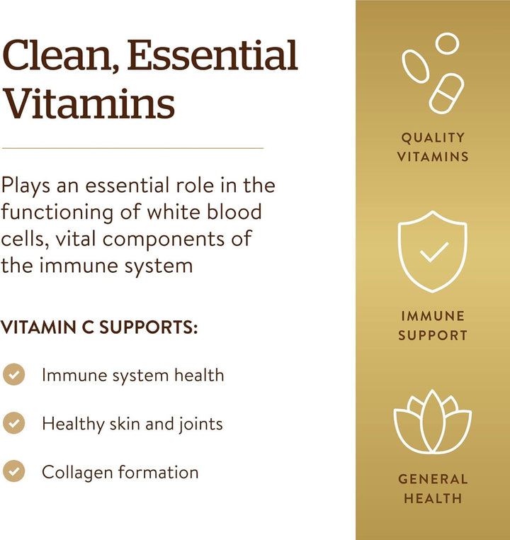 Solgar Vitamin C, 1000 mg, 100 Count