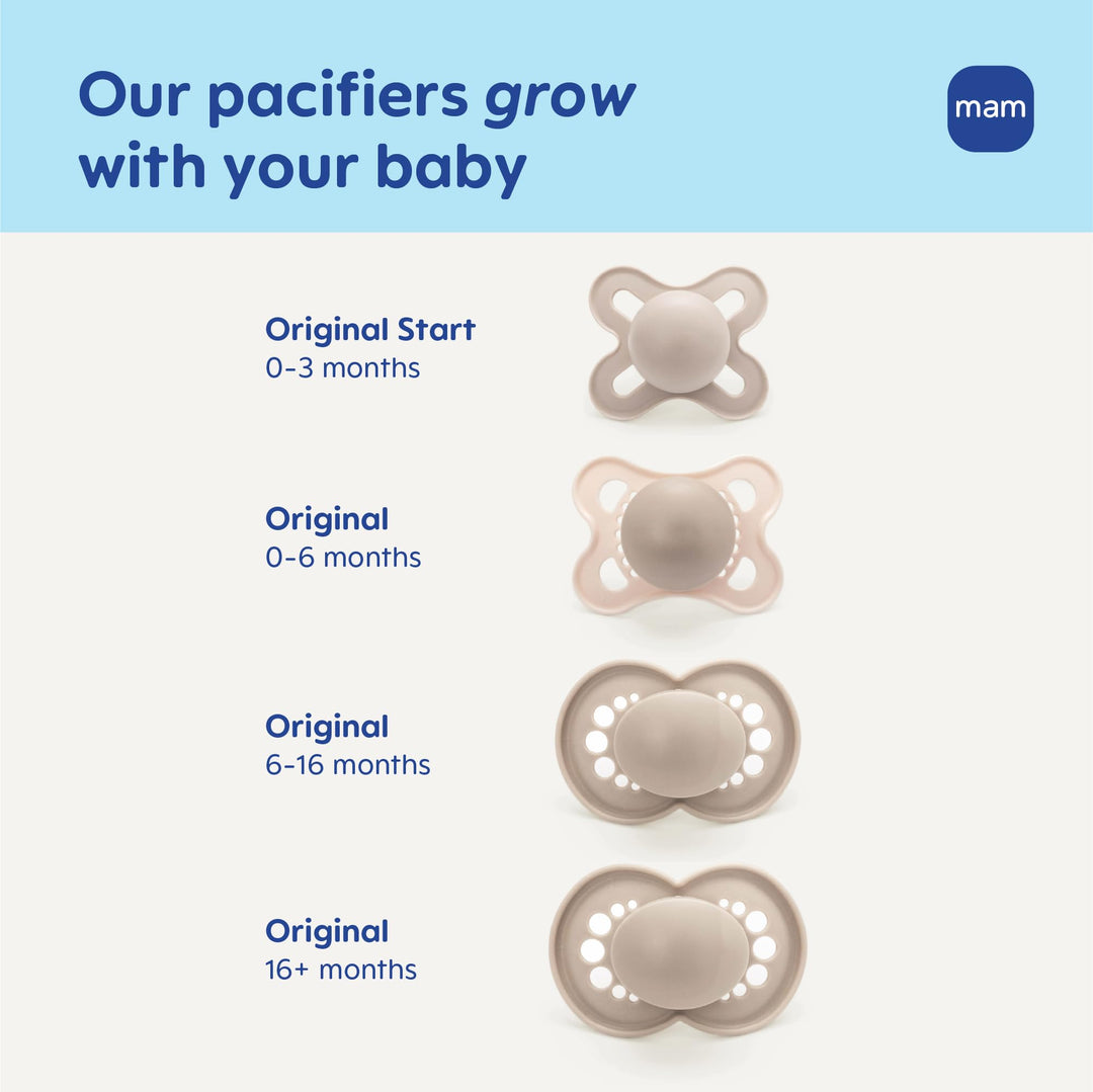 MAM Original Baby Pacifier, 0-6 Months, 2 Count
