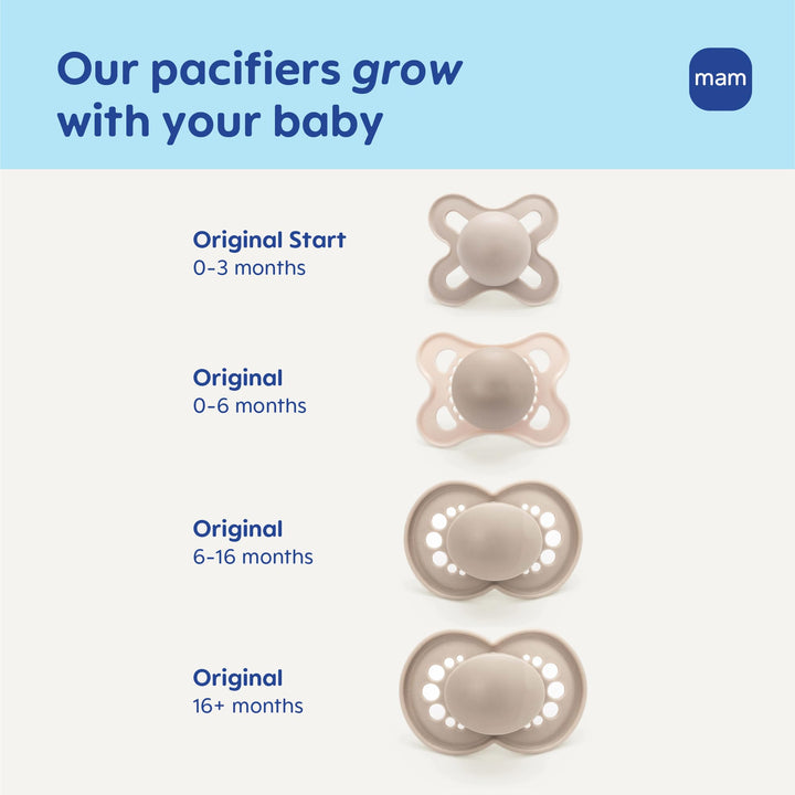 MAM Original Baby Pacifier, 0-6 Months, 2 Count
