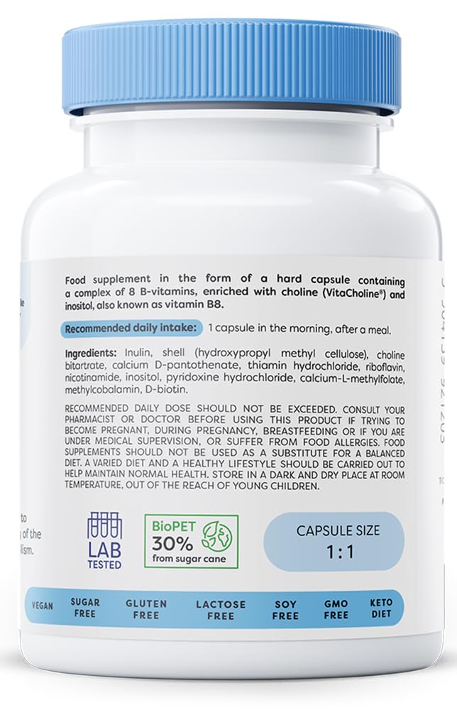 OSAVI B-Complex with Choline & Inositol, 60 Count