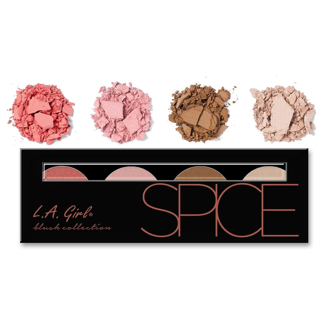 L.A. Girl Beauty Brick Blush Collection, Spice, 1 Count