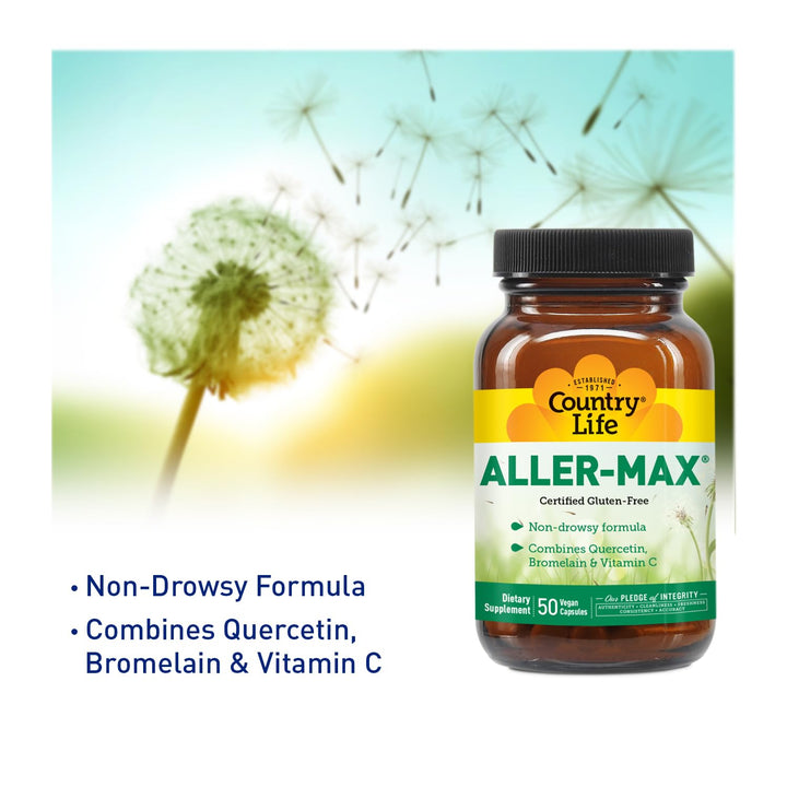 Country Life Aller-Max Vegetarian Capsules, 50 Count