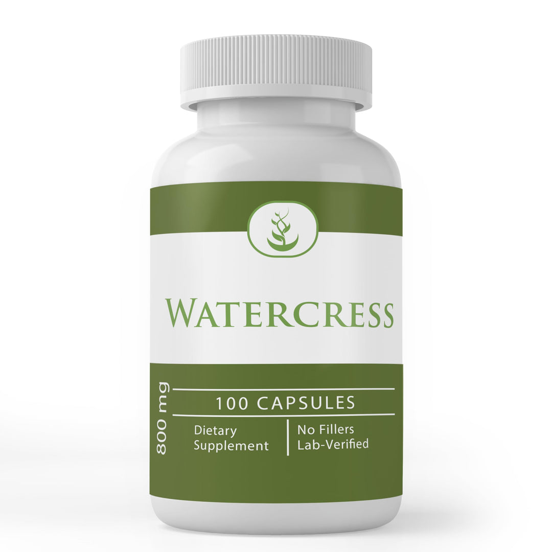 PURE ORIGINAL INGREDIENTS Watercress Capsules, 100 Count