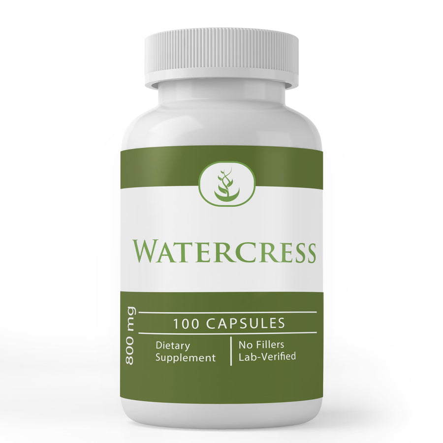 PURE ORIGINAL INGREDIENTS Watercress Capsules, 100 Count