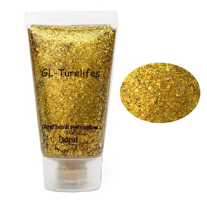 GL-Turelifes Liquid Glitter Eyeshadow, #07 Gold, 30 ml
