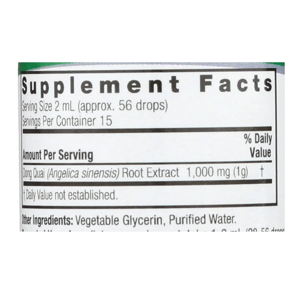 Nature's Answer Dong Quai Alcohol Free Extract, 1 fl oz