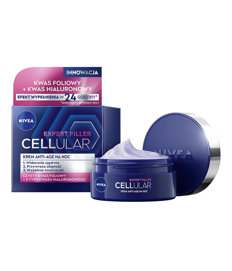 NIVEA Hyaluron Cellular Filler Anti-Age Night Cream, 50 ml