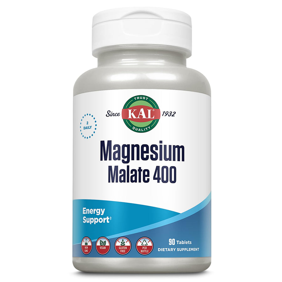 KAL Magnesium Malate, 400 mg, 90 Count