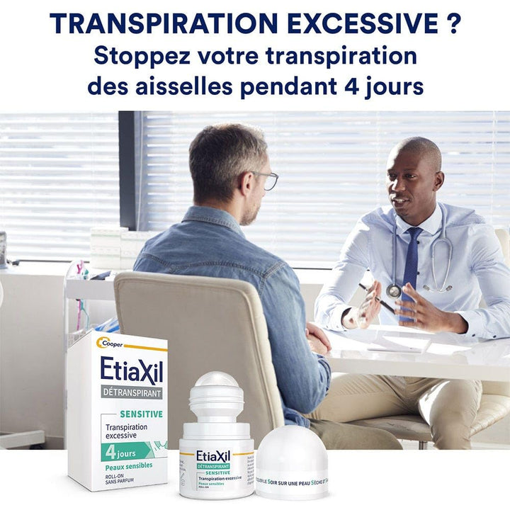 Etiaxil Roll-On Antiperspirant, Sensitive Skin, 15 ml