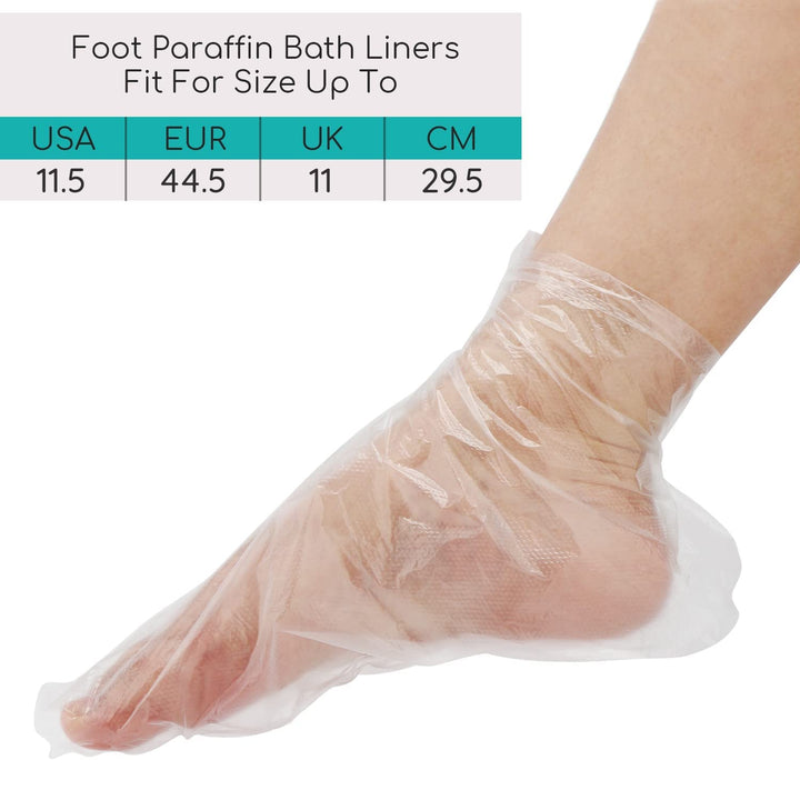 Segbeauty Paraffin Bath Liners for Foot, 200 Count