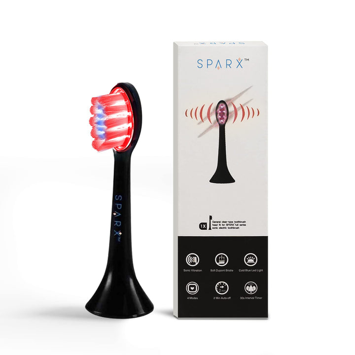 SPARX Replacement Head for Gum Care, Black