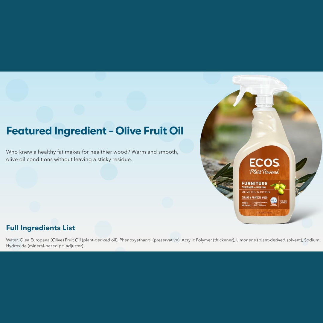 ECOS Furniture Polish, 22 oz