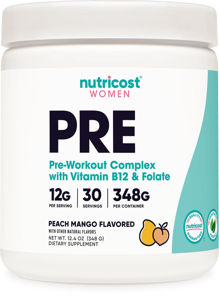 Nutricost Pre-Workout Powder, Peach Mango, 30 Servings