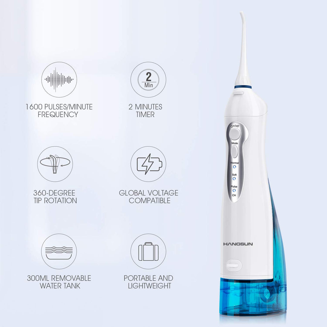 HANGSUN Cordless Water Flosser, A, 1 Count