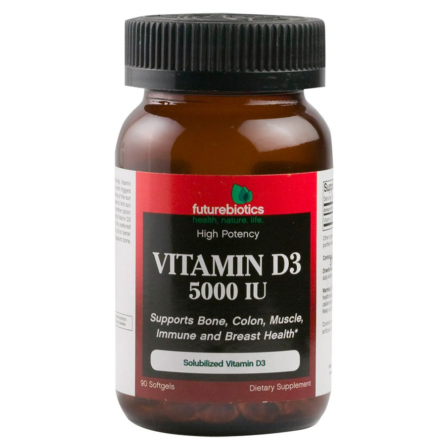 Futurebiotics Vitamin D3, 5000 IU, 90 Count