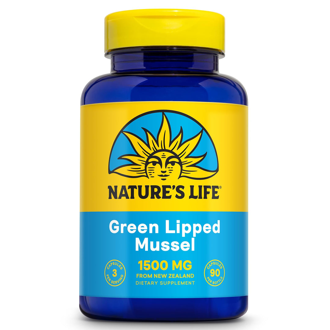 Nature's Life Green Lipped Mussel, 1500 mg, 90 Count