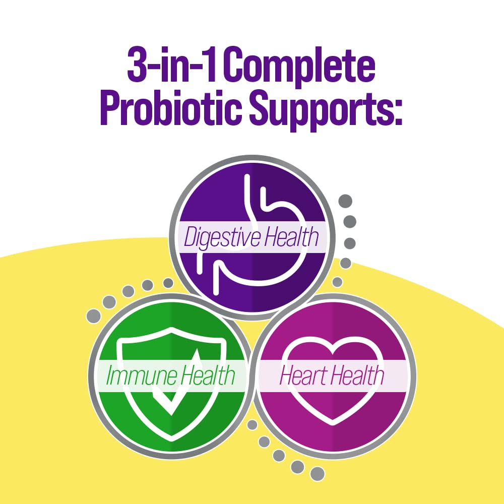 Culturelle 3-in-1 Complete Probiotic Daily Formula, 30 Count