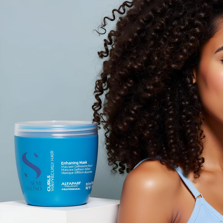 Alfaparf Semi Di Lino Curls Enhancing Mask, 16.9 oz