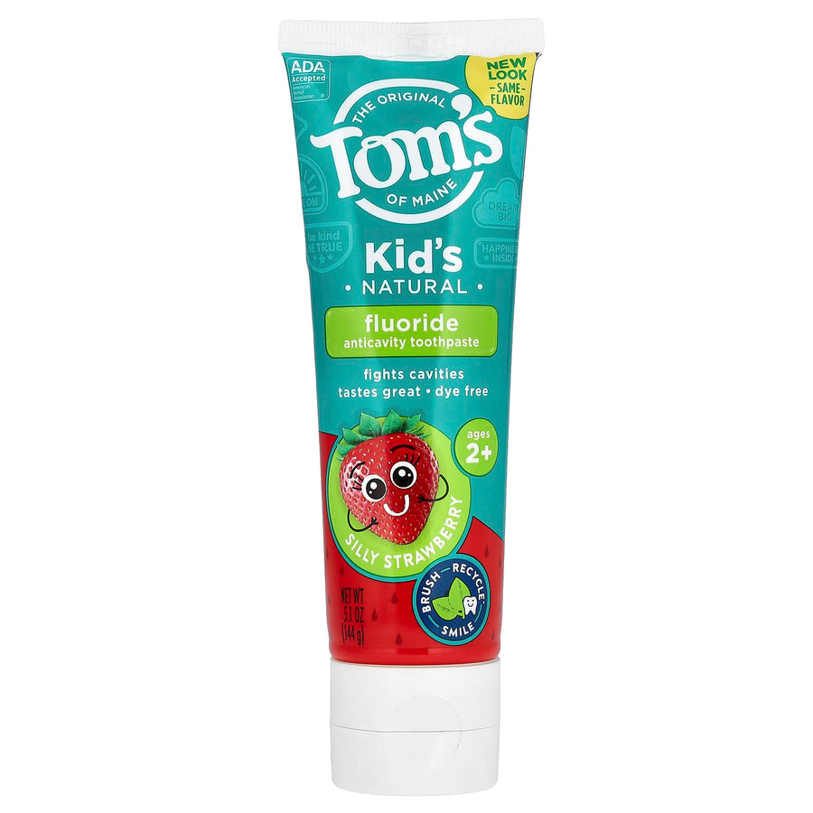 Tom's of Maine Children's Anticavity Toothpaste, Silly Strawberry, 5.1 oz