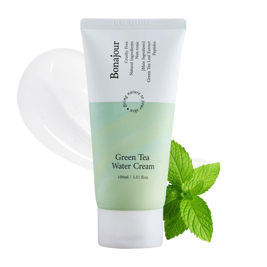 BONAJOUR Green Tea Face Moisturizing Cream, 3.38 fl oz