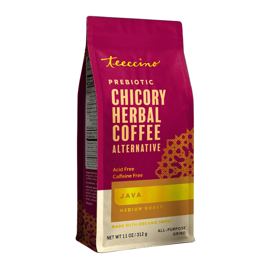 Teeccino Java Chicory Herbal Coffee Alternative, 11 oz
