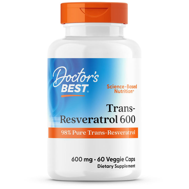 Doctor's BEST Trans Resveratrol, 600 mg, 60 Count