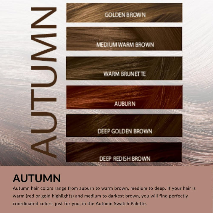 Color Me Beautiful Autumn Swatch Fan