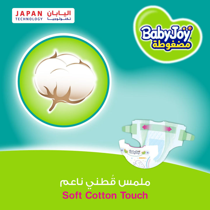 BabyJoy Compressed Diaper, New Born Size 1, 68 Count