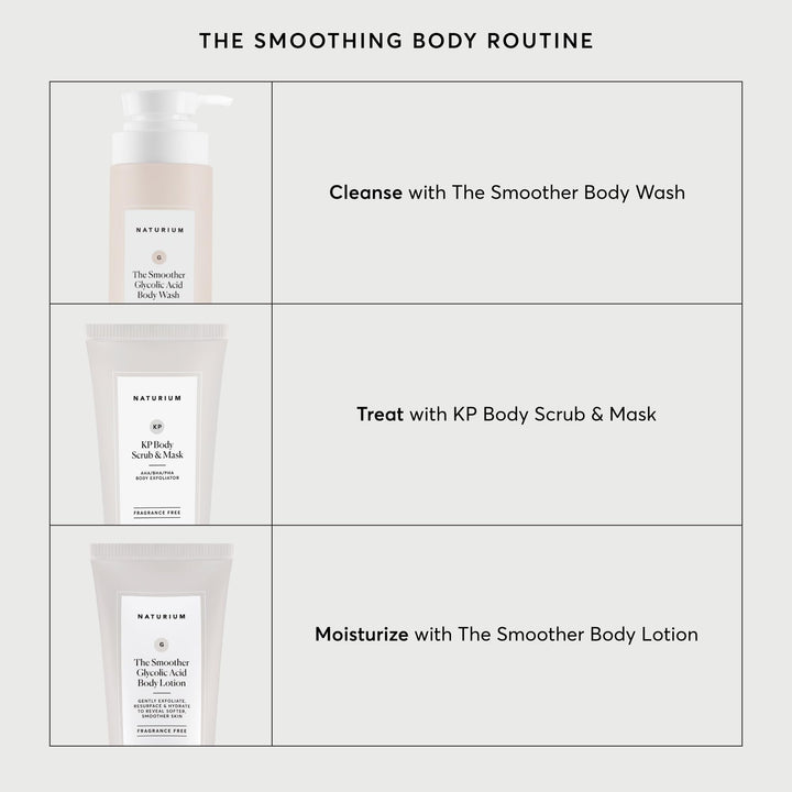 Naturium The Smoother Glycolic Acid Exfoliating Body Wash, 16.9 fl oz