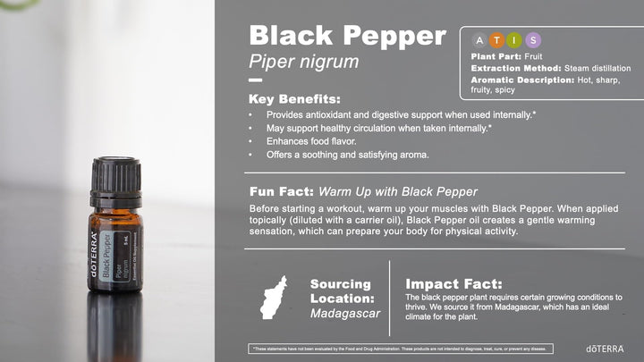 doTERRA Black Pepper Essential Oil