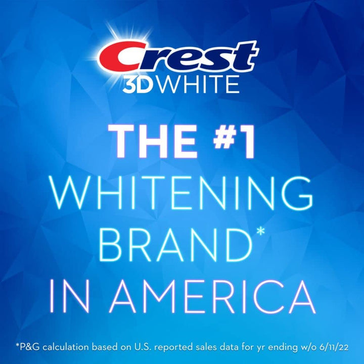 Crest 3D White Toothpaste, Radiant Mint, 3.8 oz, Pack of 3