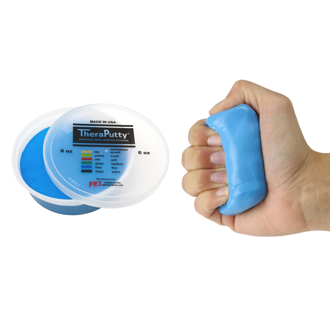 Cando Theraputty Exercise Putty, Blue, 6 oz