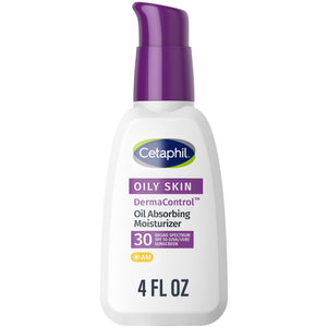 Cetaphil Derma Control Oil Absorbing Moisturizer With Sunscreen, 4 fl oz