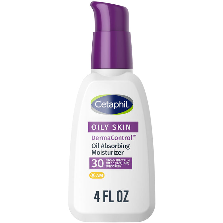 Cetaphil Derma Control Oil Absorbing Moisturizer With Sunscreen, 4 fl oz