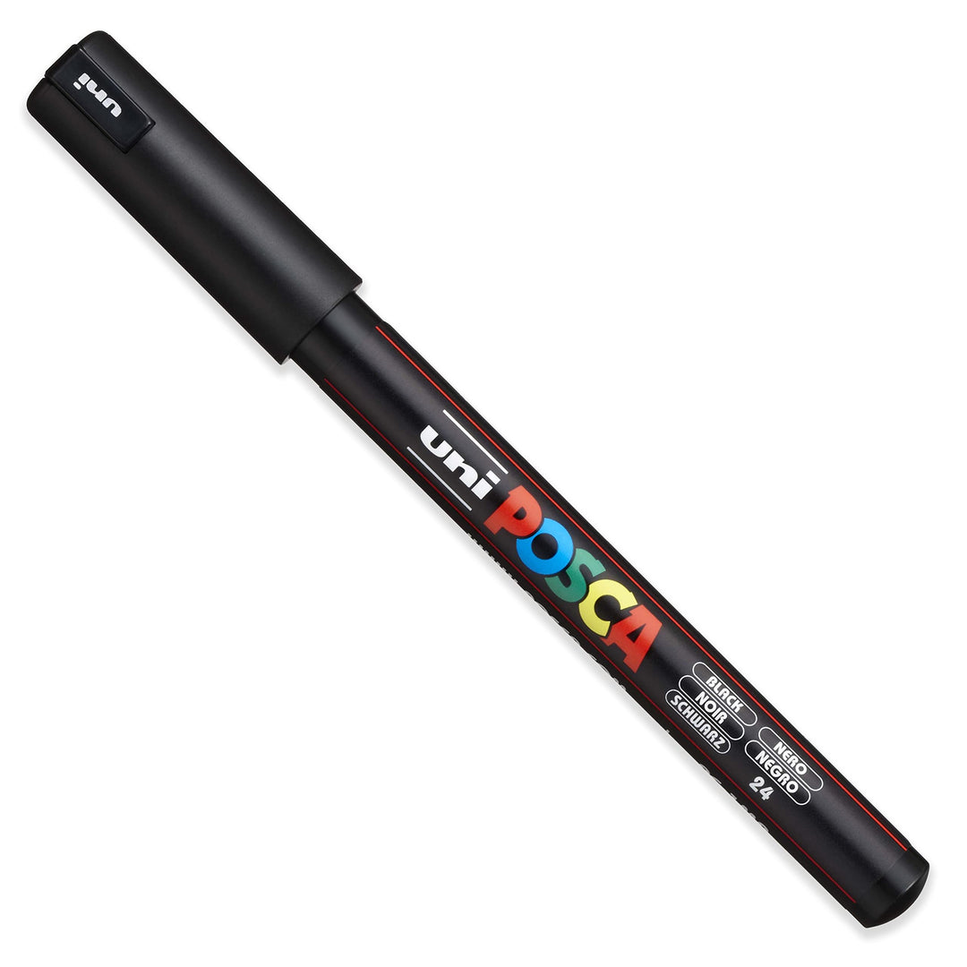 posca Paint Marker Pens Set, Black Ink, Pack of 3