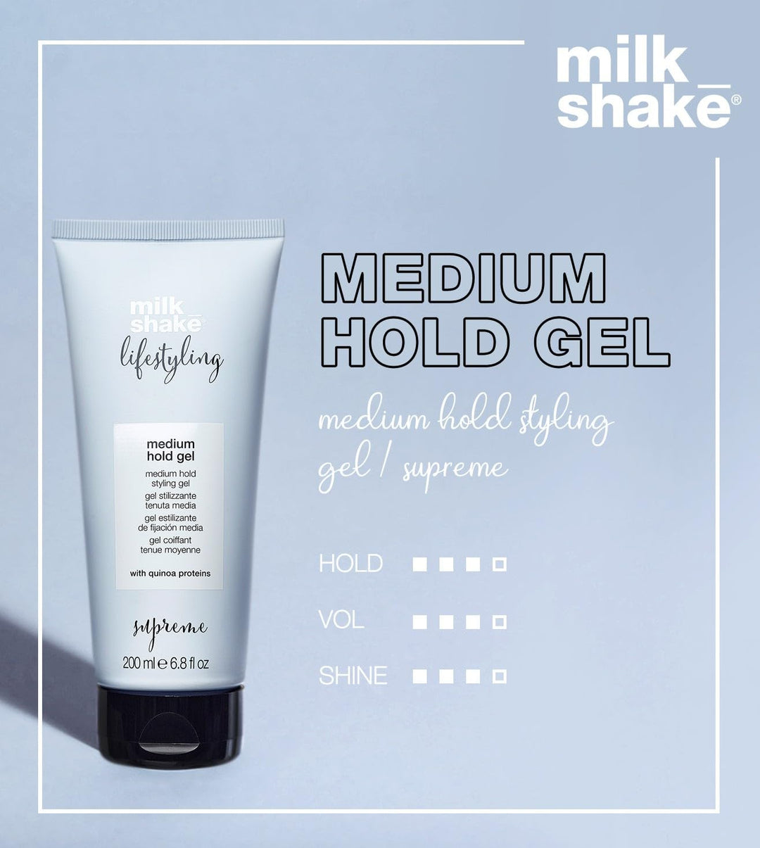 milk_shake Lifestyling Medium Hold Gel, 6.8 fl oz