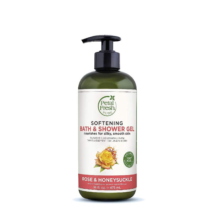 Bio Creative Lab Bath and Shower Gel, Rose and Honeysuckle, 16 oz