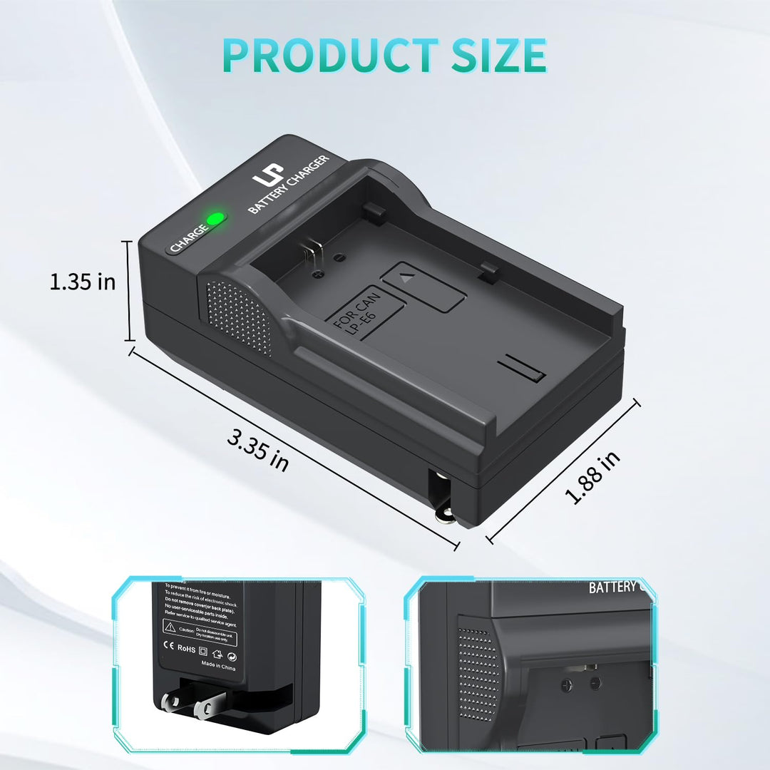 LP LP-E6 LP-E6N Battery Charger, Pack of 1