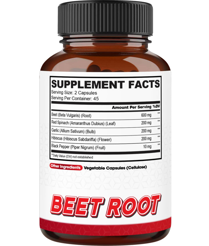 agobi Beet Root Capsules, 12100 mg, 90 Count