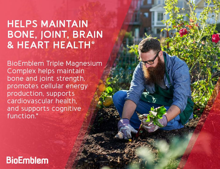 BioEmblem Triple Magnesium Complex, 300 mg, 90 Count