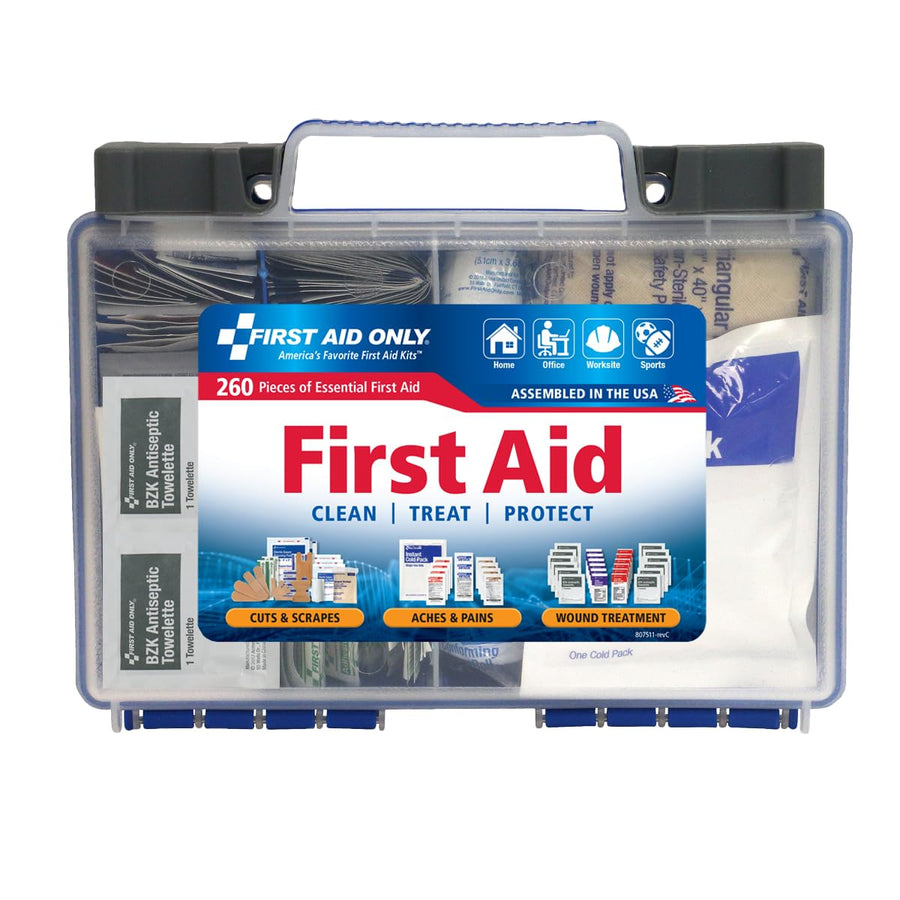 First Aid Only OSHA-Compliant All-Purpose 50-Person First Aid Kit, 260 Count