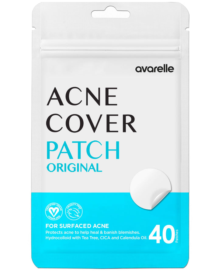 AVARELLE Hydrocolloid Acne Pimple Patches, 40 Count