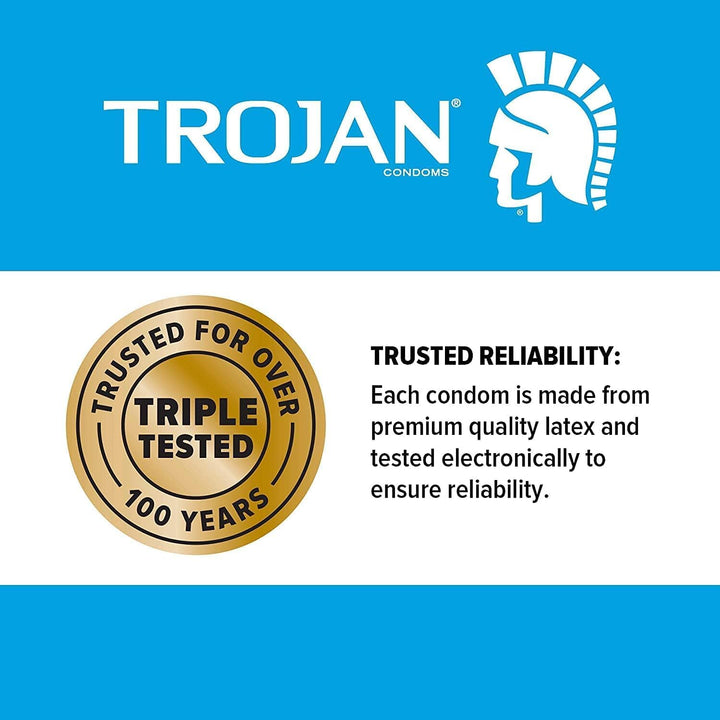 TROJAN Pleasures Extended, 12 Count
