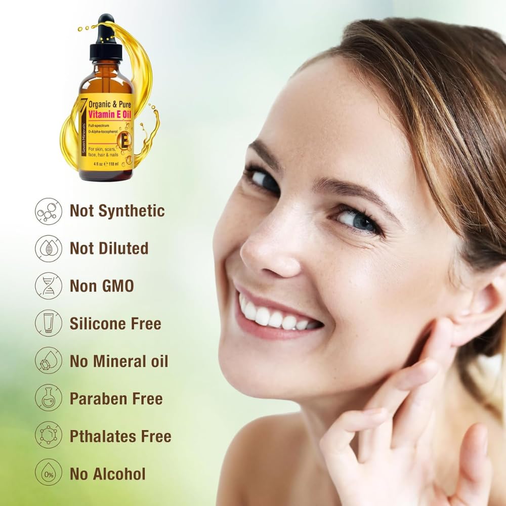 Seven Minerals Vitamin E Oil, 75,000 IU, 1 oz