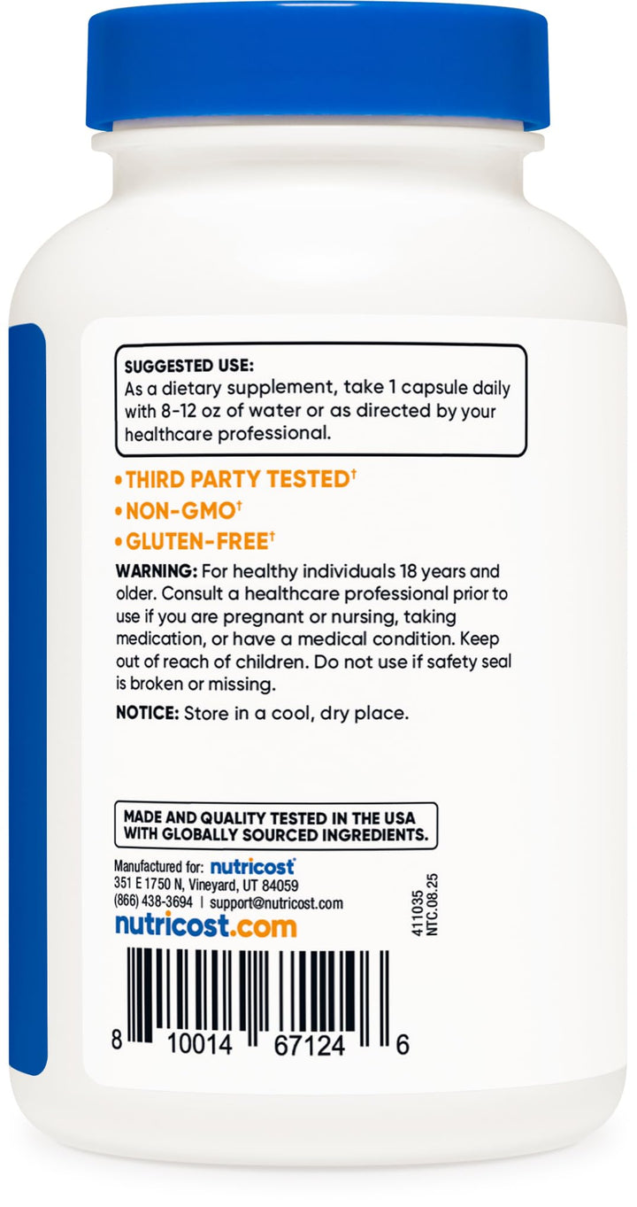 Nutricost L-Arginine L-Citrulline Complex, 750 mg, 120 Count