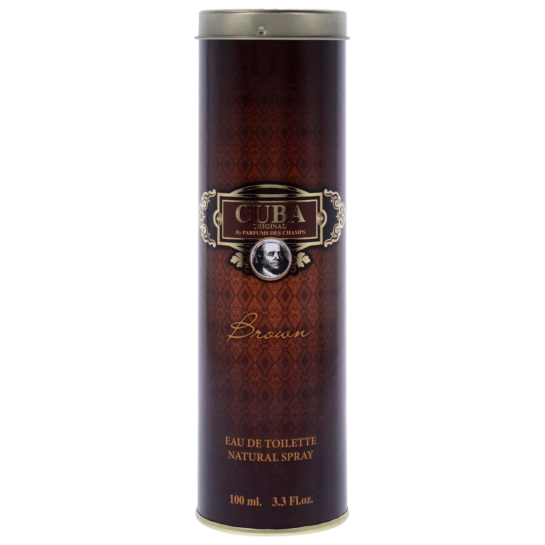 Cuba Brown Eau de Toilette Spray, 3.3 fl oz