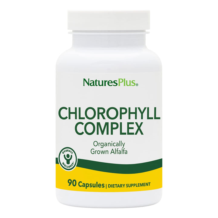 Natures Plus Chlorophyll Capsules, 600 mg, 90 Count