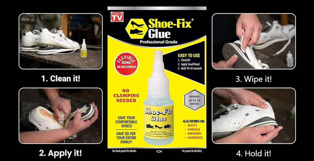 Shoe-Fix Shoe Glue, Instant Professional Grade