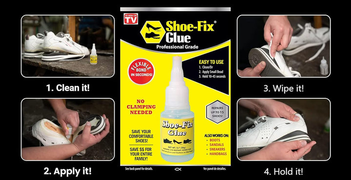 Shoe-Fix Shoe Glue, Instant Professional Grade