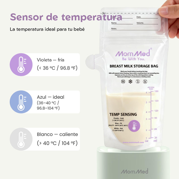 MomMed Breast Milk Storage Bags, 60 Count